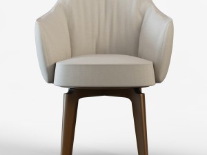 chair giorgetti elisa Modelo 3D