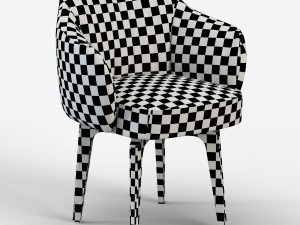 chair giorgetti elisa 3D Model