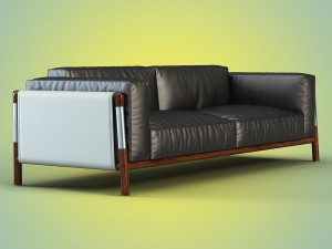 sofa urban by giorgetti 3D Model