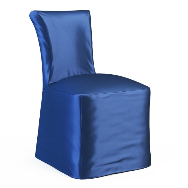 mimi chair with loose cover 3D Model .c4d .max .obj .3ds .fbx .stl .blend 