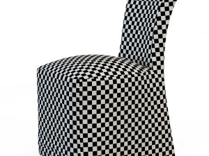 mimi chair with loose cover 3D Model