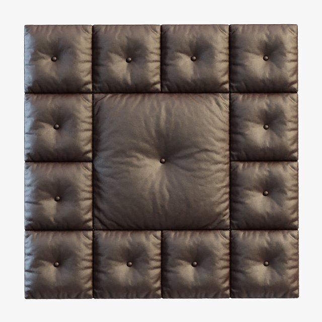 decorative wall panel 3D Модель .c4d .max .obj .3ds .fbx .stl .blend