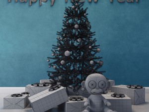 christmas tree Modello 3D