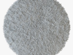 tibetan sheepskin snow-white round 3D 模型
