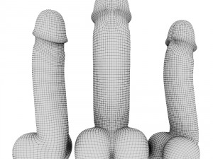 figurine phallus deko 3D Model