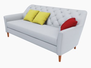 west elm sofa collection 3D Модель