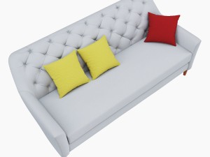 west elm sofa collection 3D Модель