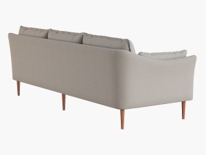 west elm sofa collection 3D Модель