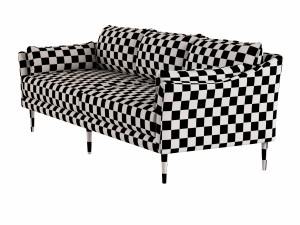 west elm sofa collection 3D Модель