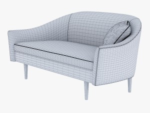 west elm sofa collection 3D Модель