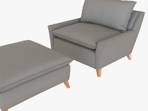 west elm sofa collection 3D Модель
