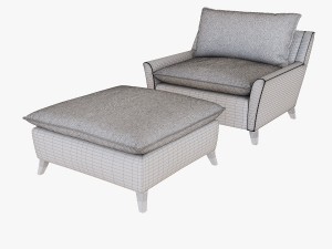 west elm sofa collection 3D Модель