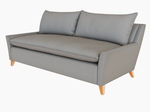 west elm sofa collection 3D Модель