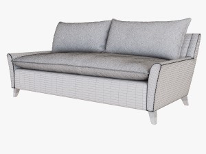 west elm sofa collection 3D Модель