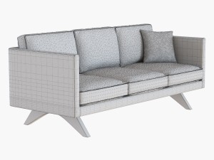 west elm sofa collection 3D Модель