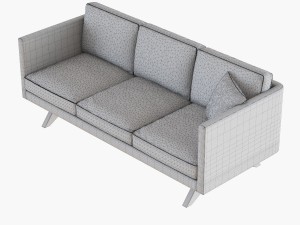 west elm sofa collection 3D Модель