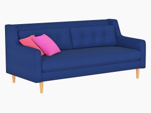west elm sofa collection 3D Модель