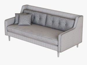 west elm sofa collection 3D Модель