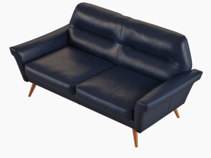 west elm sofa collection 3D Модель