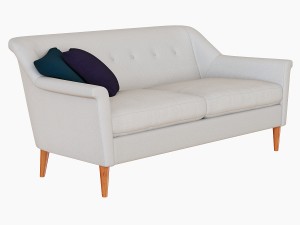 west elm sofa collection 3D Модель