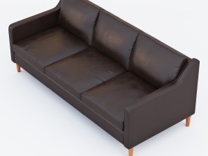 west elm sofa collection 3D Модель