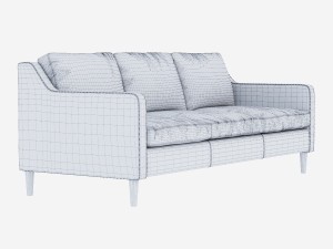 west elm sofa collection 3D Модель
