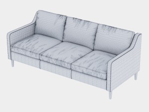 west elm sofa collection 3D Модель
