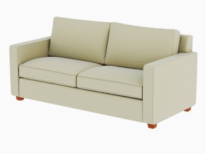 west elm sofa collection 3D Модель