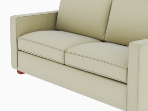 west elm sofa collection 3D Модель