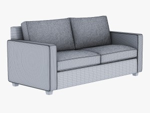 west elm sofa collection 3D Модель