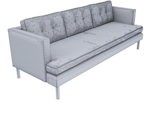 west elm sofa collection 3D Модель