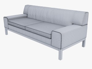 west elm sofa collection 3D Модель