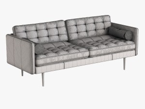 west elm sofa collection 3D Модель