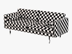 west elm sofa collection 3D Модель