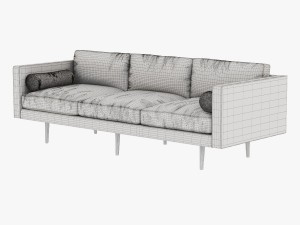 west elm sofa collection 3D Модель