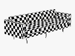west elm sofa collection 3D Модель