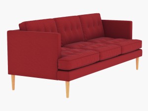 west elm sofa collection 3D Модель