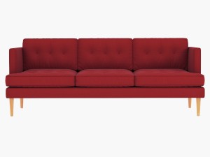 west elm sofa collection 3D Модель