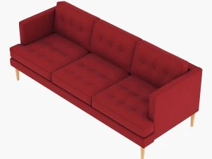 colecci&oacute;n de sof&aacute;s de olmo oeste Modelo 3D