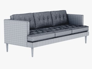 west elm sofa collection 3D Модель