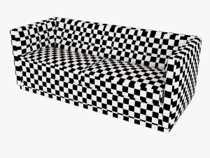west elm sofa collection 3D Модель