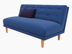 west elm sofa collection 3D Модель