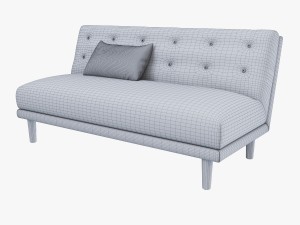 west elm sofa collection 3D Модель