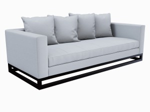 west elm sofa collection 3D Модель