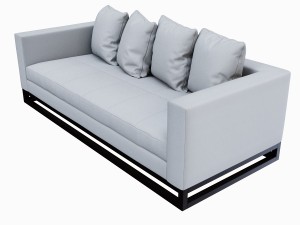 west elm sofa collection 3D Модель