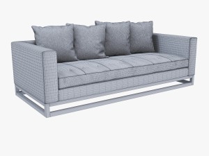 west elm sofa collection 3D Модель
