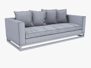 colecci&oacute;n de sof&aacute;s de olmo oeste Modelo 3D