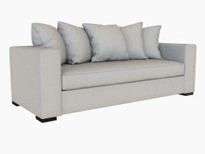 west elm sofa collection 3D Модель
