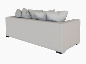 west elm sofa collection 3D Модель