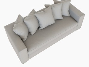 west elm sofa collection 3D Модель